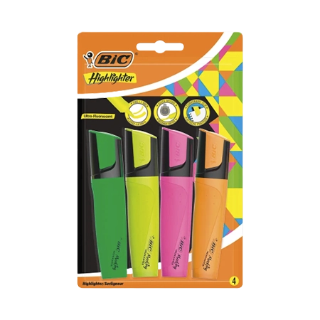  Bic Cristal Original Ballpoint Pens Medium Point (1.0 mm) â€“  Assorted Colours, Pack of 2 Packs of 10 : Office Products